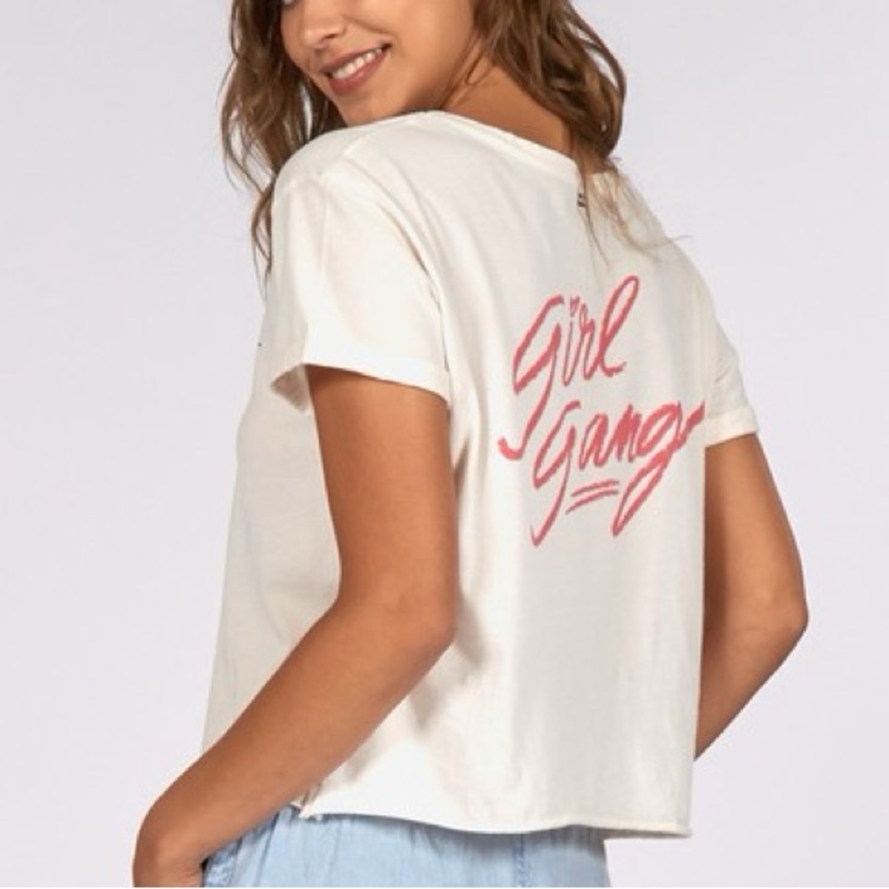 Billabong woman cropped Re-mix Tshirt, XS size